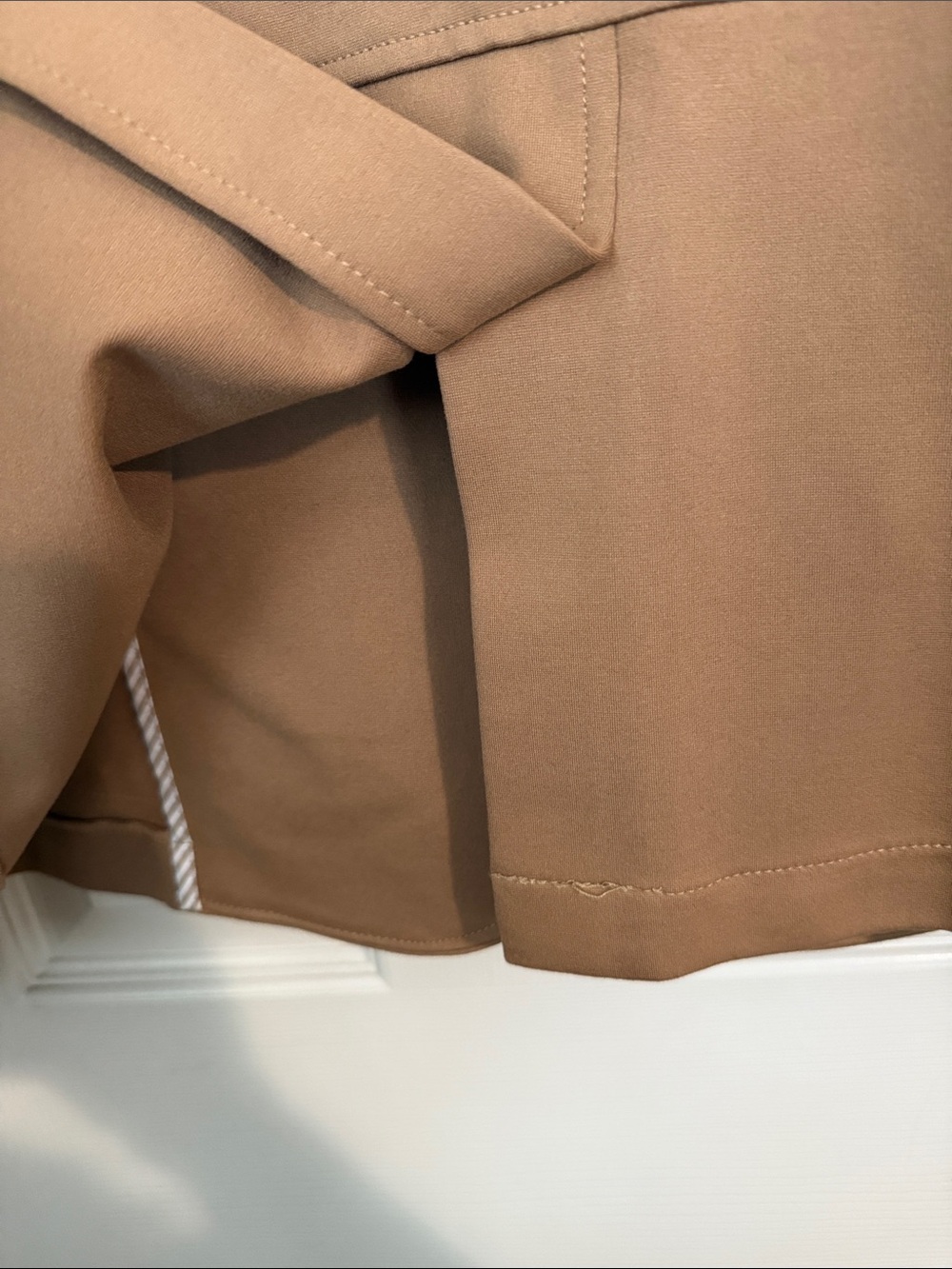 Joie Camel Brown Blazer Jersey with Gold Buttons XL - Picture 9 of 9